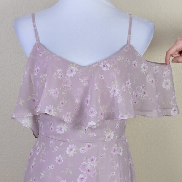 Birdy Grey Mauve Floret Jane Convertible Dress - S - Picture 2 of 13